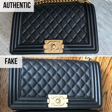 chanel bag boy fake|how to tell a genuine chanel bag.